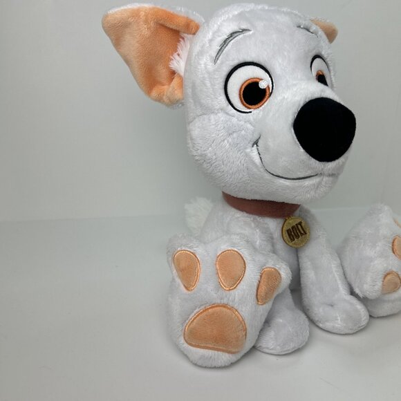 Disney Big Feet Plush Bolt Dog Puppy Lightning Parks Exclusive 10" - Picture 3 of 8